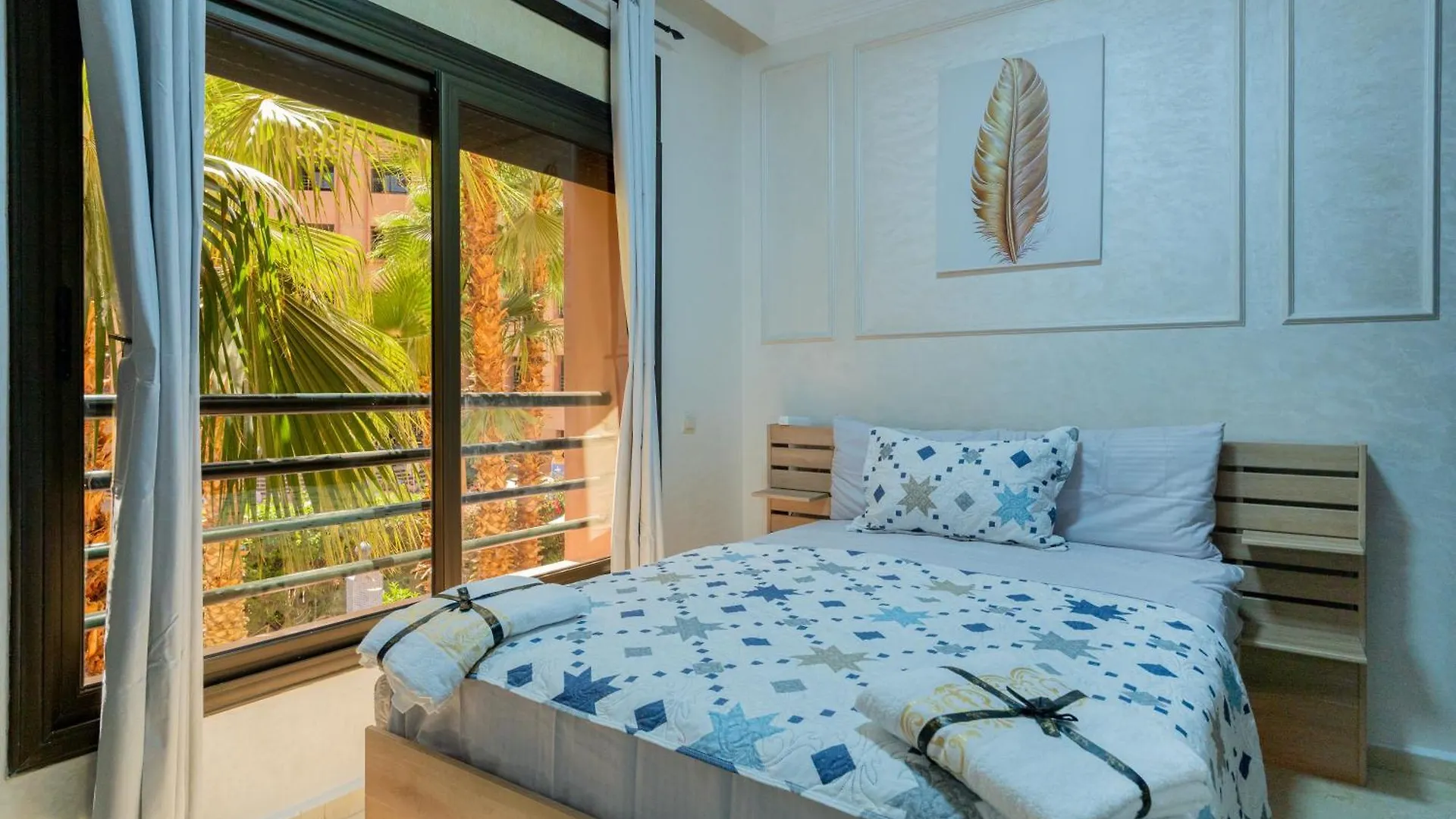 מרקש Charment Et Spacieux 2 Chambres Avec Salon דירה